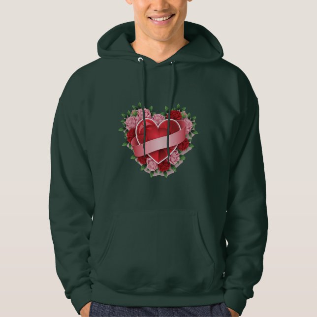 Moletom AMOR PATTERN-Hoodies & Sweatshirts (Frente)