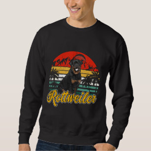 Moletom Amor Vintage Retro Rottweiler Cachorro Engraçado M