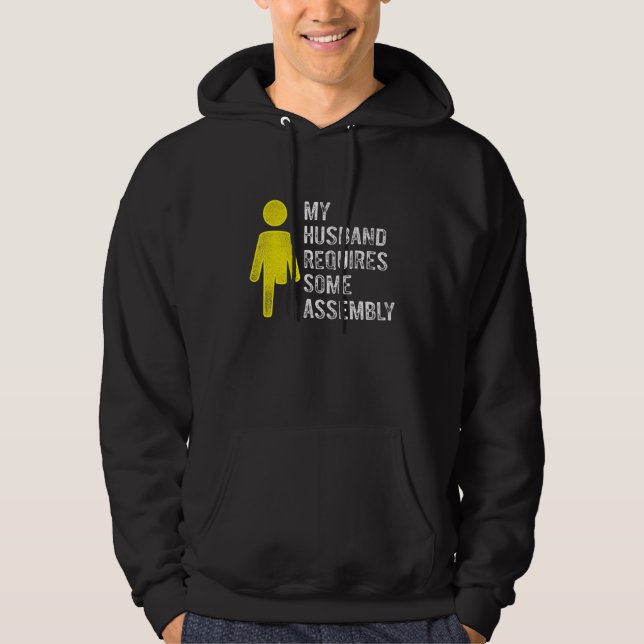 Moletom Amputee Humor Husband Assembly Leg Arm   Recovery (Frente)