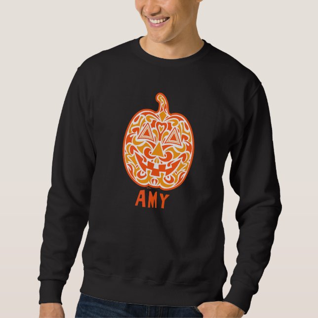Moletom Amy Halloween Crânio de Açúcar (Frente)