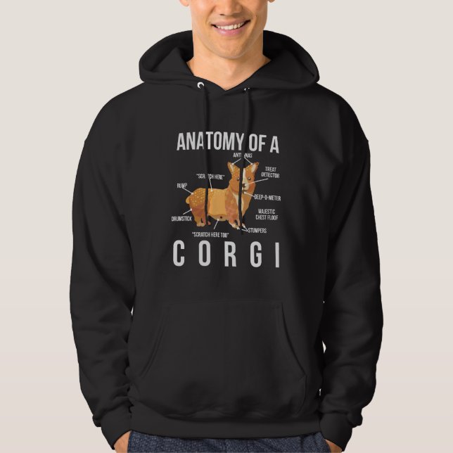 Moletom Anatomia De Um Corgi (Frente)