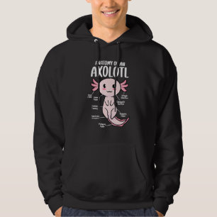 Moletom Anatomia De Uma Ciência Biológica Axolotl Funny Ax