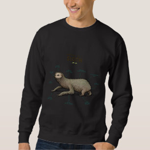 Moletom Anatomia de uma preguiça