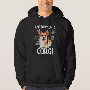 Moletom Anatomy Of A Corgi For Dog Lovers