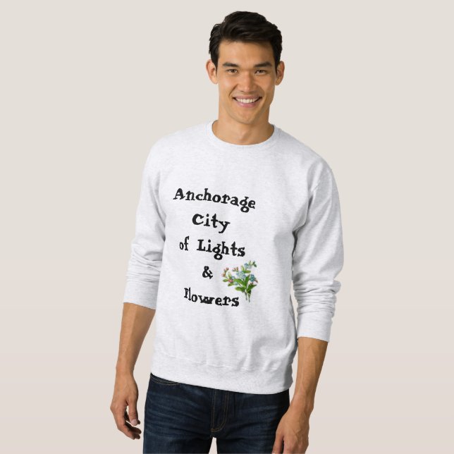 Moletom Âncora Cidade das Luzes e Flores (Frente Completa)
