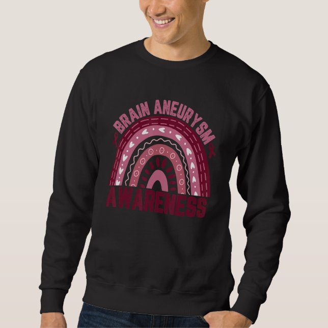 Moletom aneurisma cerebral Tortura de consciência (Frente)