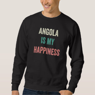 Moletom Angola É Minha Felicidade  
