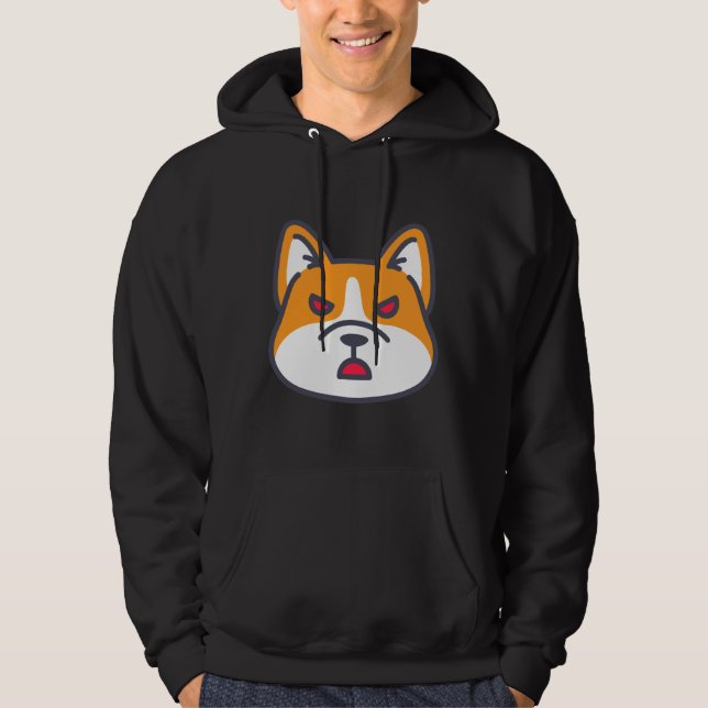 Moletom Angry Corgi 968 (Frente)