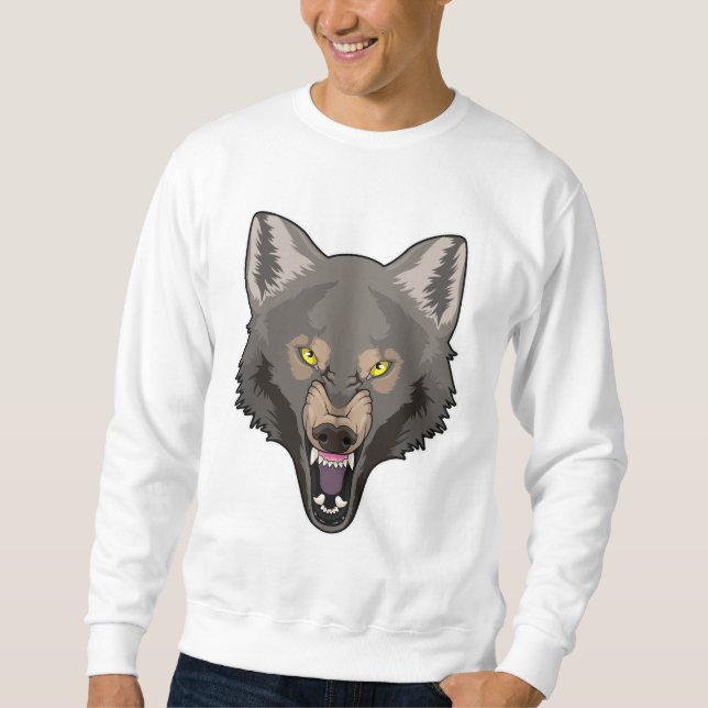 Moletom Angry Wolf (Frente)