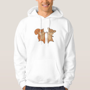 Moletom Animais das Florestas de Deer Squirrel — Animais d