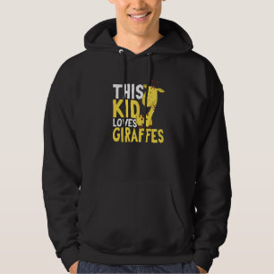 Moletom Animais de Safári de Girafa que as Crianças Amam G