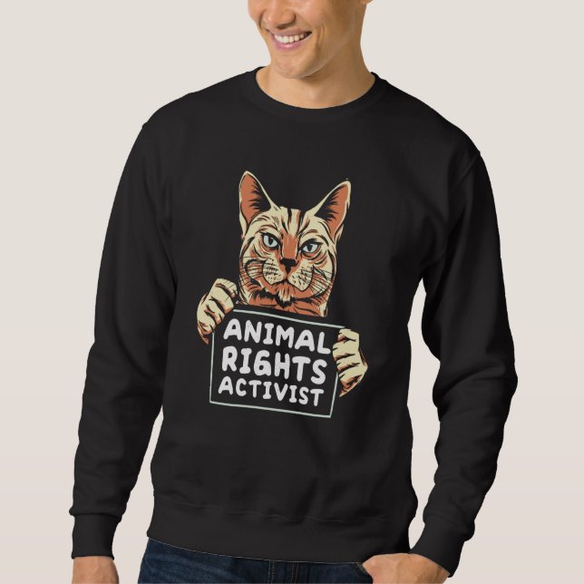 Moletom Animal Activist Rescue Animals Conservation Rights (Frente)