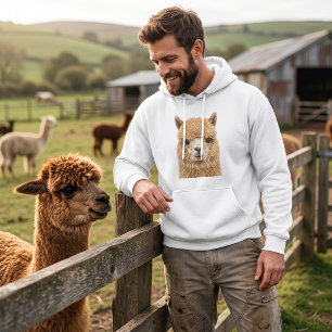 Moletom Animal de Alpaca Fofa e Felpuda
