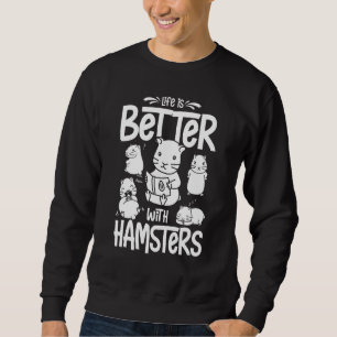 Moletom Animal de Estimação Hamster Gaiolas Fofas Roda de