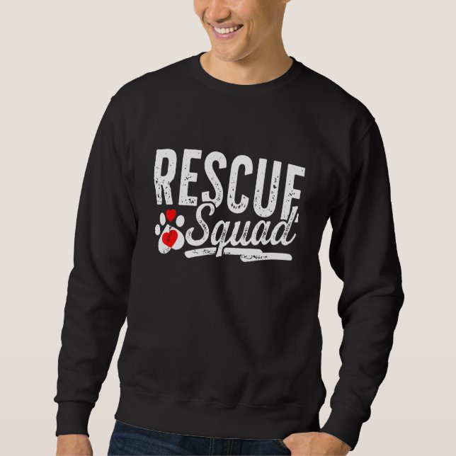 Moletom Animals Rescue Squad Distressed Dog  Cat (Frente)