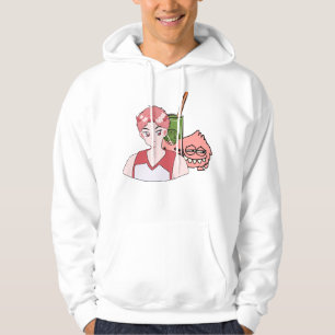 Moletom Anime Menino Demônio com Chá de Bolhas de Morango