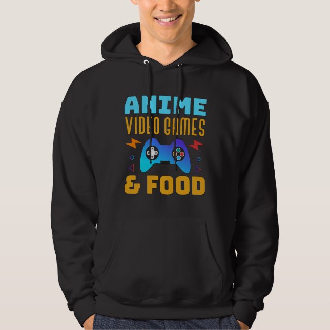 Moletom Anime, Video Games & Comida | Design Encantador (Frente)