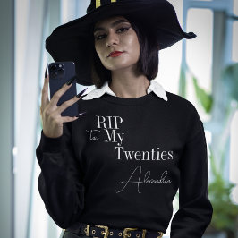 Moletom aniversário de 30 anos RIP 20s Black White Matchin