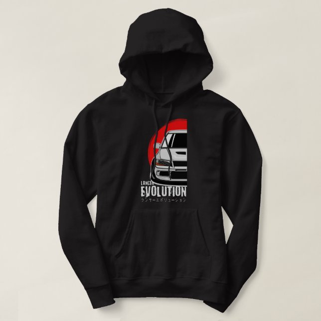 Moletom Aniversário Oferece Lancer Evolution Lide (Frente do Design)