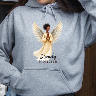 Moletom Anjo de aquarela com proteção divina