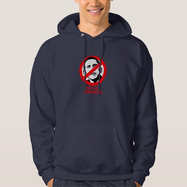 Moletom Anti-Obama - não meu presidente (Frente)