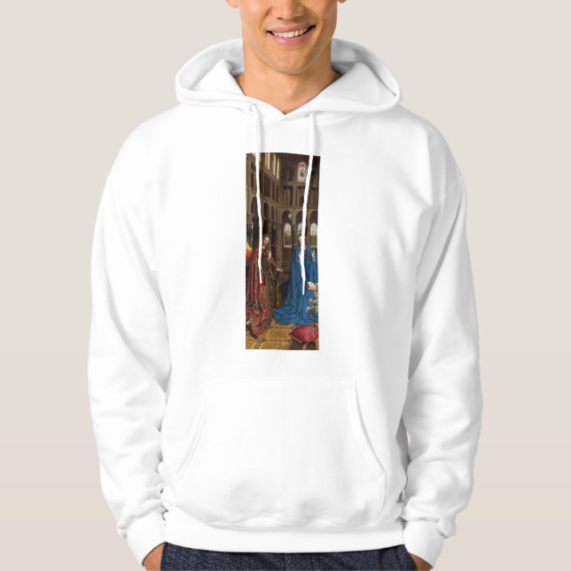 Moletom Anunciação de Van Eyck Premium Luz da Catedral (Frente)