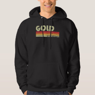 Moletom Apelido Dourado Retro Vintage 80s 90s Aniversário