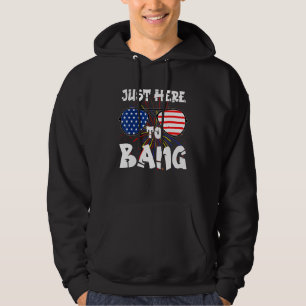 Moletom Apenas Aqui Para Bang U Flag Óculos De Sol Fogos D