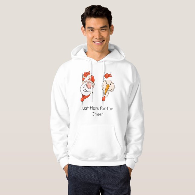 Moletom Apenas Aqui Pelo Brilho da Camisola de Natal (Frente Completa)