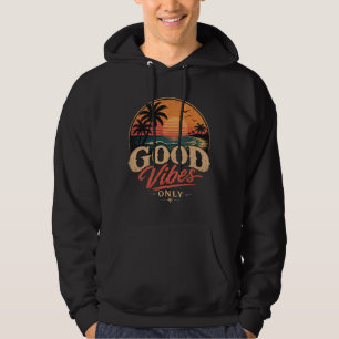 Moletom Apenas Boas Vibrações Design Retro Pôr do Sol