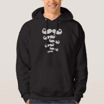 Apenas Hoodies de um bigode