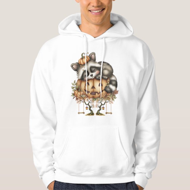 Moletom Apenas passando o tempo, Sleepy Racoon (Frente)