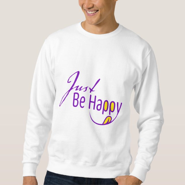Moletom Apenas Seja Feliz (Frente)