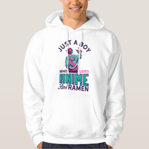 Moletom Apenas um garoto que ama anime e ramen presente pa