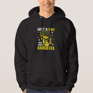 Moletom Apenas um garoto que ama axolóls Cute Funny Kawai