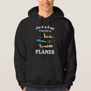 Moletom Apenas Um Menino Que Ama Aviões E Toddler Avião Lo
