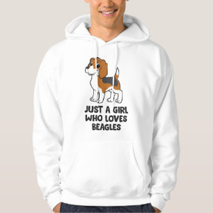 Moletom Apenas uma garota que ama Beagles Cachorro Beagle