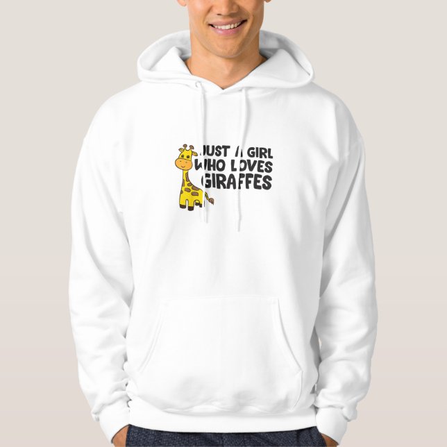 Moletom Apenas uma garota que ama girafas _2 (Frente)