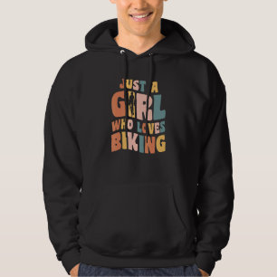 Moletom Apenas Uma Garota Que Ama Roupas De Ciclismo Citaç