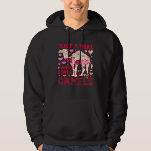 Moletom Apenas Uma Menina Que Ama Camelos Mulheres Camelam