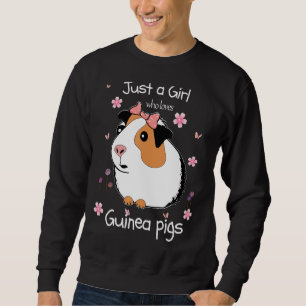 Moletom Apenas Uma Menina Que Ama Guiné Suína Roupa Animal