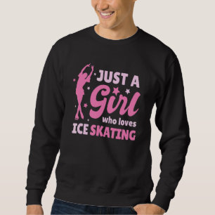 Moletom Apenas Uma Menina Que Ama Ice Skating