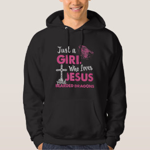 Moletom Apenas Uma Menina Que Ama Jesus E Dragões Cardeado