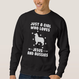 Moletom Apenas Uma Menina Que Ama Jesus E Shepher Australi