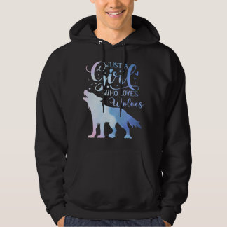 Moletom Apenas Uma Menina Que Ama Lobos Lobos Molhados Em