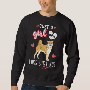 Moletom Apenas Uma Menina Que Ama Shiba Inus 1
