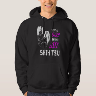 Moletom Apenas Uma Menina Que Ama Shih Tzu