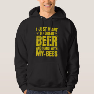 Moletom Apicultor Masculino Só Quero Beber Cerveja E Relax