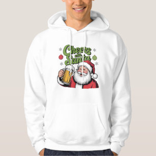 Moletom aplausos com papai noel de natal fofo de designs
