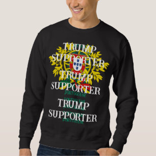 Moletom Apoiador português de Trump